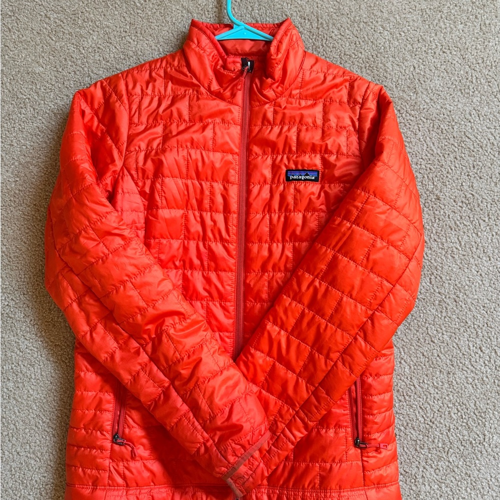 Patagonia Women's Vibrant Orange Puffer Jacket